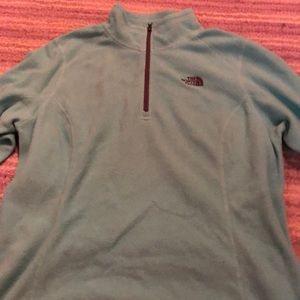 North face zip up hoodie